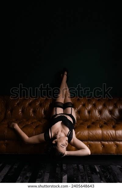 Sexy Black Female Underwear Lingerie Model Stock Photo 2405648643 Shutterstock