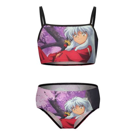 InuYasha Girls Bikini Swimsuits Two Piece Beach Bathing Suit Swimwear 10 12Y 150cm Walmart