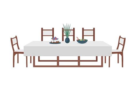 Mesa De Comedor Página Para Colorear