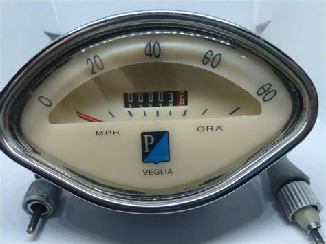 Vespa 80 Mph Speedo Speedometer Vbb Ss180 Gl Gt Gtr Gs150 Gs160 Sprint Scooter Vespajets