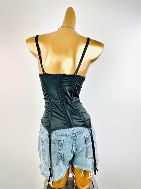 Bustier Corset Top Goth Lingerie Sheer See Through Fr Gem