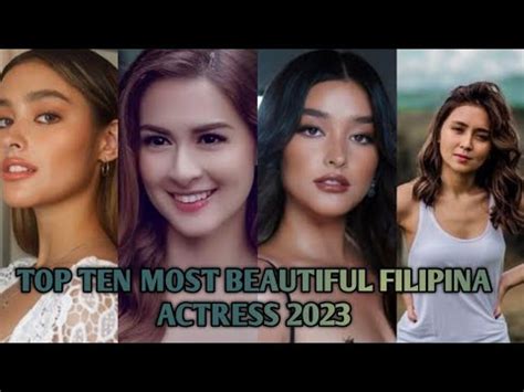 top ten  beautiful filipina actress  youtube