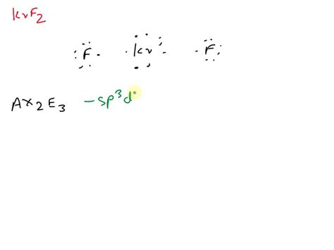 SOLVED: 4. Krypton difluoride Hybridization of central atom: Select ...