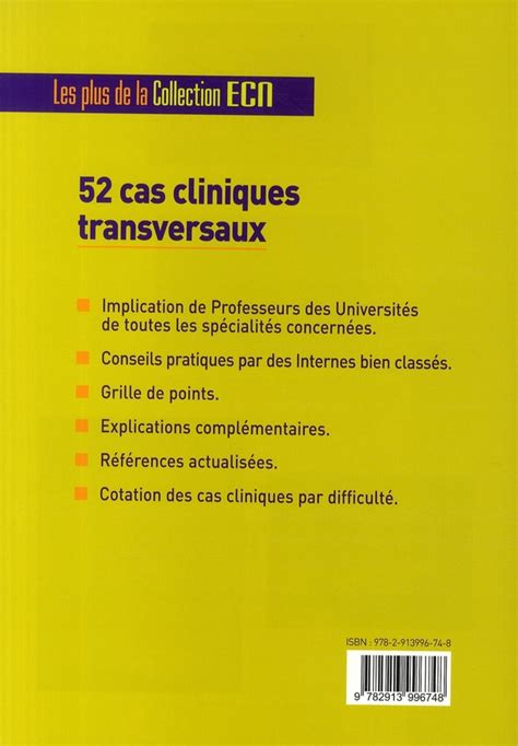 52 Cas Clinique Transversaux 2913996744 Cultura