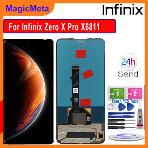 Magicmeta Màn hình TFT LCD cho Infinix Zero x Pro x6811 Màn hình LCD