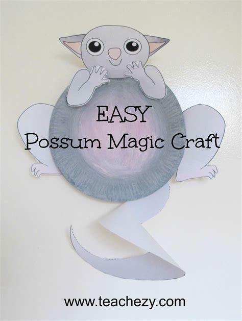 Easy Possum Possum Magic Craft For Kids A Gteat Activity To Do Whilst