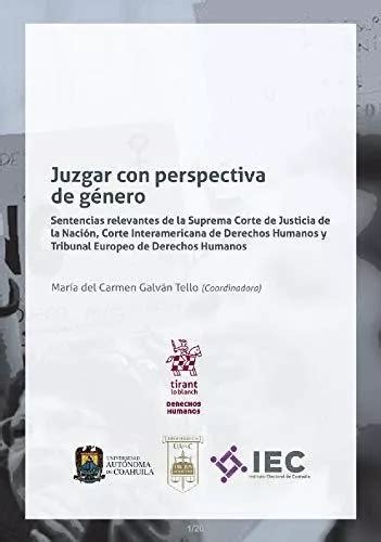 Libro Juzgar Con Perspectiva De Género MercadoLibre