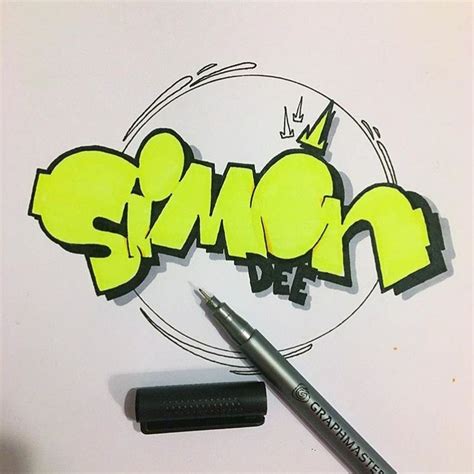 Neon Simon Dee Graffiti Graffiti Writing Graffiti Art Graffiti Alphabet