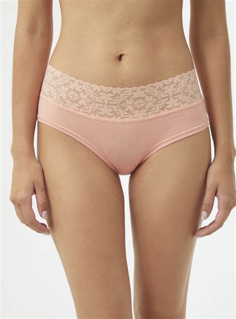 Ripley CALZÓN ALGODÓN MUJER INDEX MELÓN DESCADERADO ENCAJE PINK HOT MELON