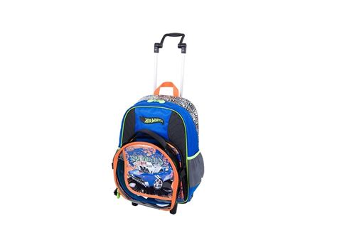 Mochila Rodinhas Escolar Sestini Hot Wheels Hot Wheels 16Z G 64144 o Melhor Preço é no Zoom