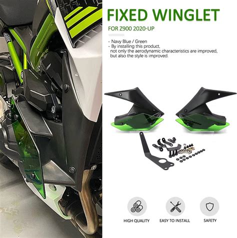 Motorcycle Windshield Motorcycle Side Downforce Naked Spoilers Winglet Fixed Wing Winglet