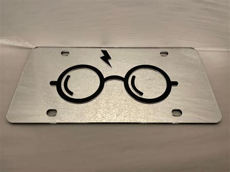 Harry Potter Inspired Laser Cut Acrylic License Plate Etsy