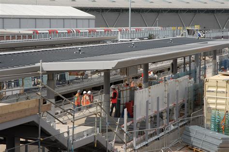 Abbey Road Dlr Station Projects Broxap Design And Build