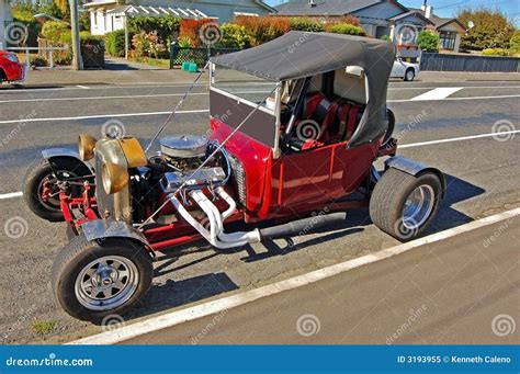 Hot Rod T Bucket Stock Image Image Of Lowered Supercharged