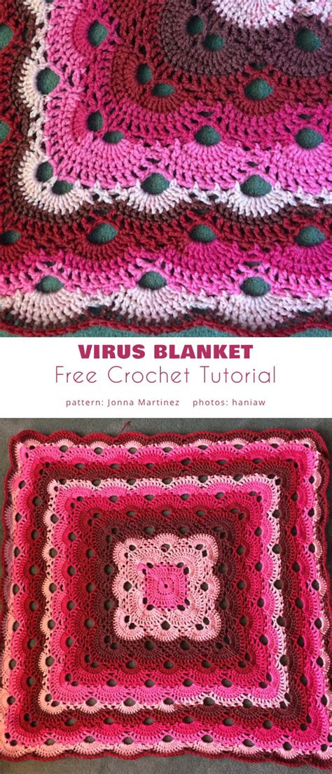 Virus Blanket Crochet Pattern and Free Video Tutorial - Your Crochet