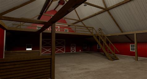 3D barn stable building interior - TurboSquid 1242498