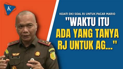 Kajati DKI Klarifikasi Soal Tawaran Restorative Justice Pada Kasus