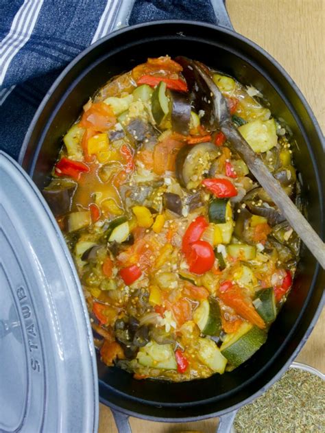 Ratatouille Provençale à l ancienne Goûtu org Cuisine et Amis