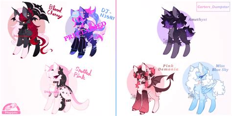 Collab Adopt Batch 3 Closed Mlp Adopts By D4ngojuku On Deviantart