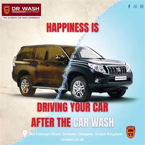 🚗 HAPPINESS IS… driving your car right after a Dr Wash! Because nothing