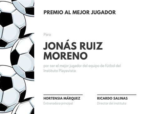 Plantillas De Certificados Deportivos Editables Canva