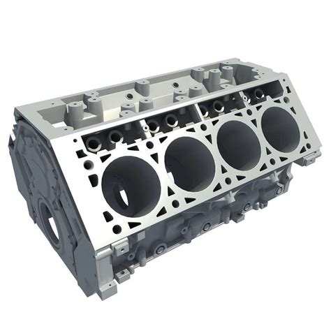 V8 Engine Block - 3D Model by 3D Horse