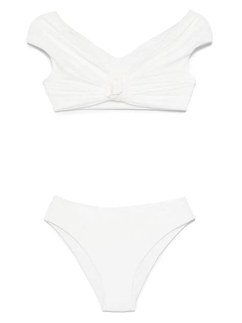 Maygel Coronel Sauco Bikini In White ModeSens