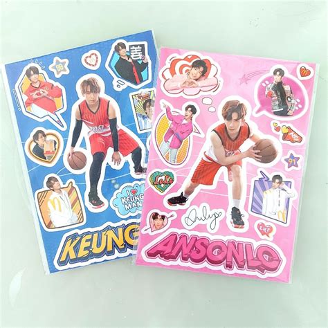 Mirror Keungto 姜濤 Ansonlo Anson Lo Mcdonald 貼紙 Sticker 籃球 Basketball 神徒