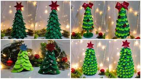 How To Make Paper Christmas Tree Diy Christmas Tree Making At Home