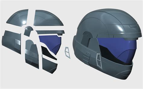 3D file Halo inspired ODST Helmet - (3D MODEL - STL) 😇 ・3D printing ...