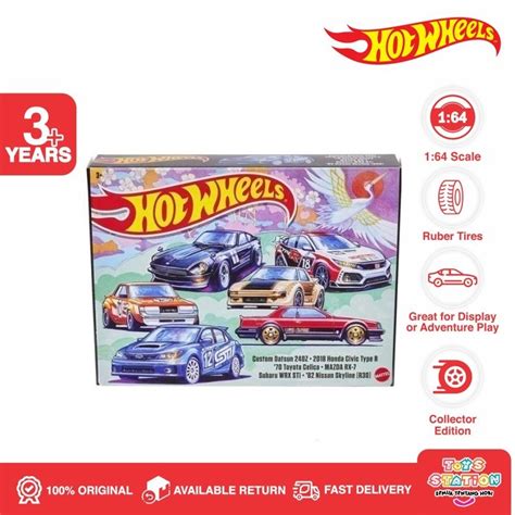Hot Wheels Japanese Japan Car Culture Multipack Pack Shopee Malaysia