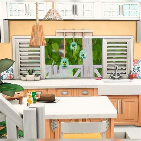 Credit To Honeymaysims On Insta The Sims Beach House Design Sims