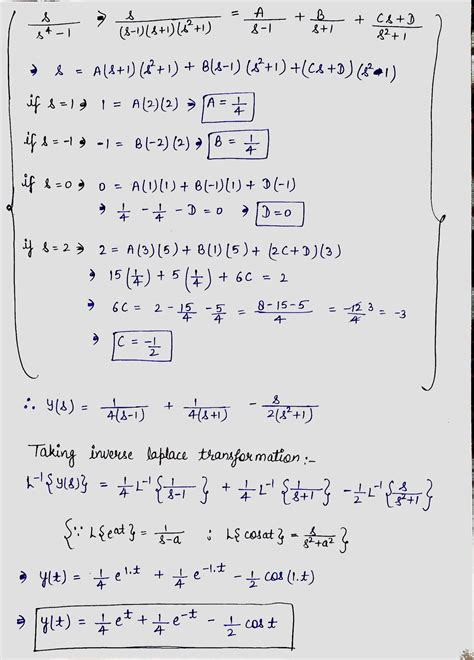 Solved Use The Laplace Transform To Solve The Following Initial Value