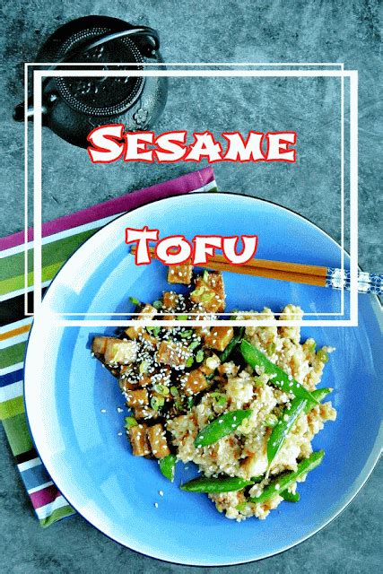 Pan-Fried Sesame Garlic Tofu