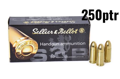 Sellier Bellot 9 Mm Luger FMJ 8 0g 250 Ptr Sissos Fi Verkkokauppa