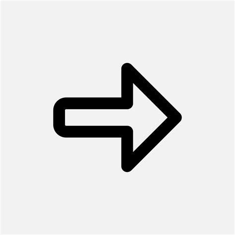 arrow icon  trendy flat style isolated  white background arrow