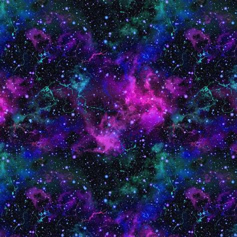 Purple Blue Galaxy Space Universe Planets Stars Microfibr Etsy Blue