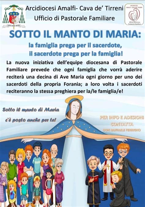 Sotto Il Manto Di Maria La Famiglia Prega Per Il Sacerdote Il