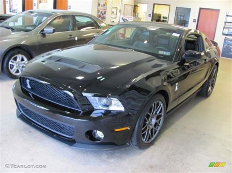 Ebony Black 2011 Ford Mustang Shelby Gt500 Svt Performance Package