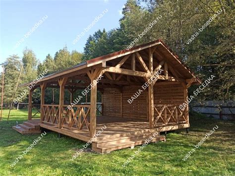 Деревянные беседки для дачи купить в Москве, цены на садовые беседки из ...