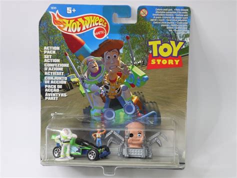 1998 Toy Story Hot Wheels Buzz Lightyear Woody Baby Face Neu Und