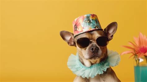 Premium AI Image | Cool dog with sunglasses