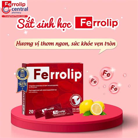 Ferrolip Biological Iron Package For Adults, Pregnant Mothers, Anemia ...