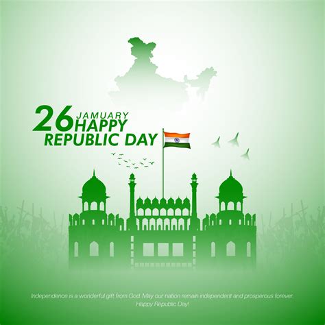 India Republic Day Celebration social media poster design free