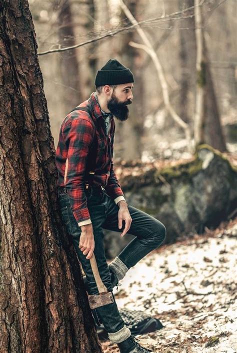 Patrik Jonasson Lumberjack Style Mens Fashion Rugged Lumberjack Men