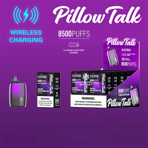 Pillow Talk 13ml 8500 Puffs 5 Nicotine Wireless Charging Disposable