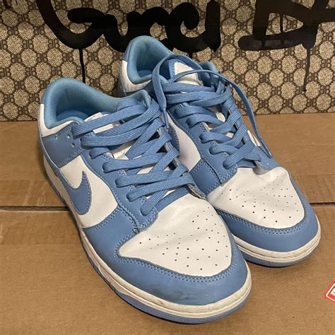 NIKE DUNK LOW - UNC - DD1391-102 Size: 10.5 US... - Depop