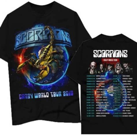 Scorpions World Tour Shirt Etsy