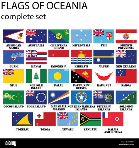 Flags of oceania hi-res stock photography and images - Alamy