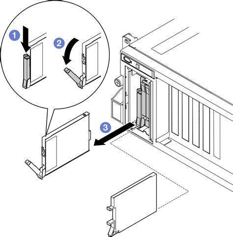 Remove An E S E S Hot Swap Drive Thinksystem Sr V Lenovo Docs